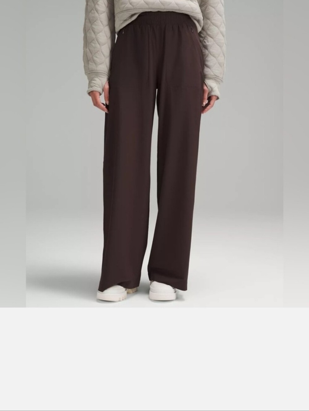 Lululemon Swift Wide Leg Pant Size 6 - Brown - Picture 1 of 6